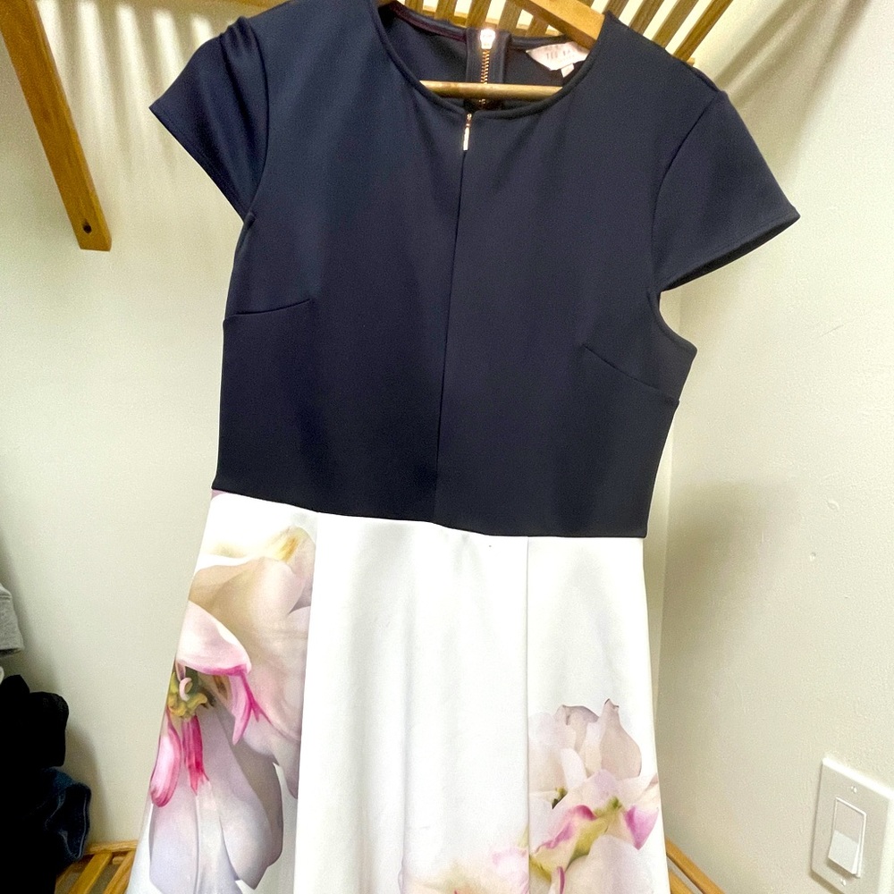 Ted baker flower dress size 3. Worn twice